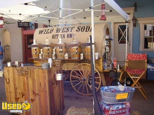 2009 - Old West Style Soda Wagon Concession Trailer