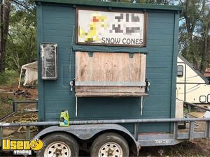 Home-Built Snow Cone Concession Trailer/Shaved Ice Trailer