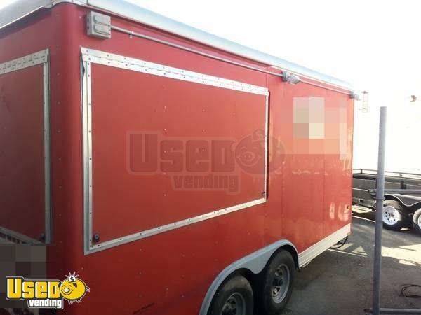 1999 - 16' x 8' Wells Cargo BBQ Concession Trailer