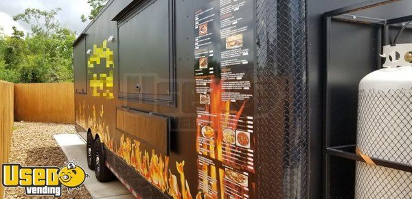 8.5' x 28' BBQ / Food Concession Trailer Mobile Kitchen