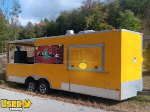 Clean - 2014 8.5' x 24' Barbecue Food Trailer with Porch