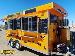 2021 8' x 16' Kitchen Food Concession Trailer with Pro-Fire Suppression