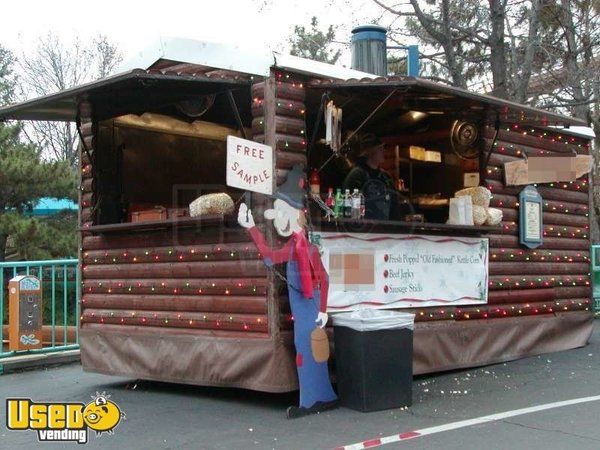 16' Log Cabin Concession Trailer