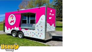 2023 8.5' x 16.5' Ice Cream Concession Trailer Mobile Dessert Unit