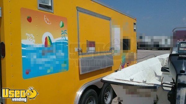 2014 - 8.5' x 18' Shaved Ice / Food Concession Trailer