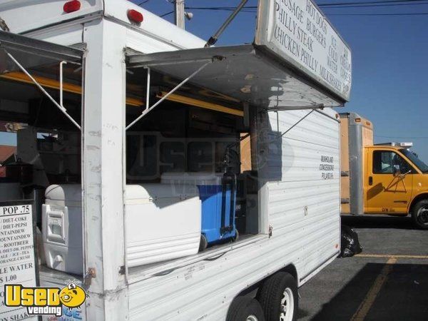 2001 - 16 x 8 Haulmark Concession Trailer & Penske Stock Truck