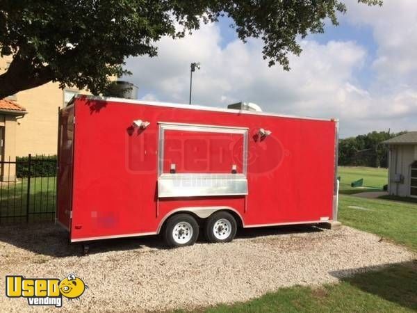 2015 - 8' x 20' Mobile Kitchen Food Concession Trailer