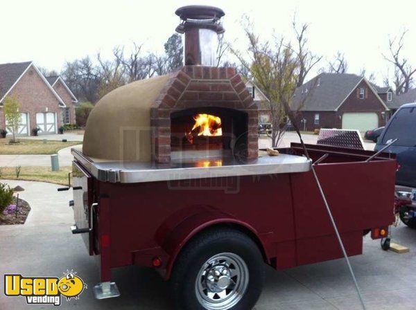 Mobile Wood-Fired Pizza Trailer