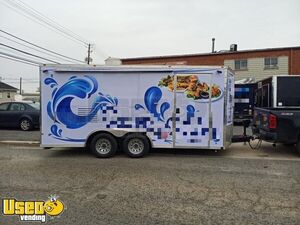 Loaded 2018 8.5' x 16' Mobile Kitchen Food Concession Trailer w/ Pro Fire System