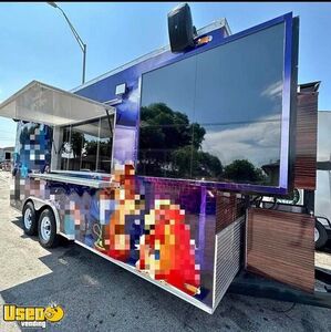 LOADED - NEW 8' x 20' Kitchen Food Concession Trailer with Pro-Fire Suppression