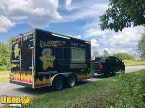 Super Neat 8' x 16' Mobile Kitchen Food Concession Trailer