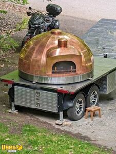 Like New - Wood-Fired Panyol Pizza Oven Trailer | Concession Trailer