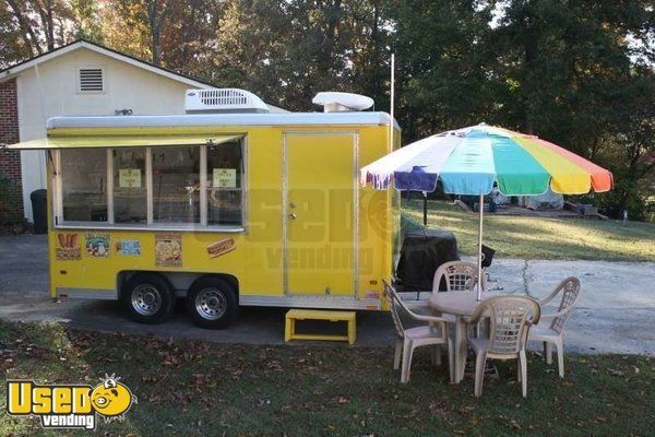 2004 - 14' x 7' Wells Cargo Food Concession Trailer