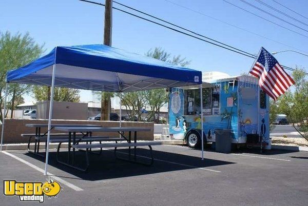 2001 - Erskine and Sons 10' x 6' Shaved Ice Concession Trailer