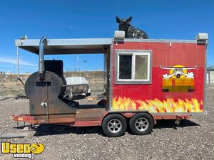 2002 Barbecue Food Trailer with Porch | Food Concession Trailer