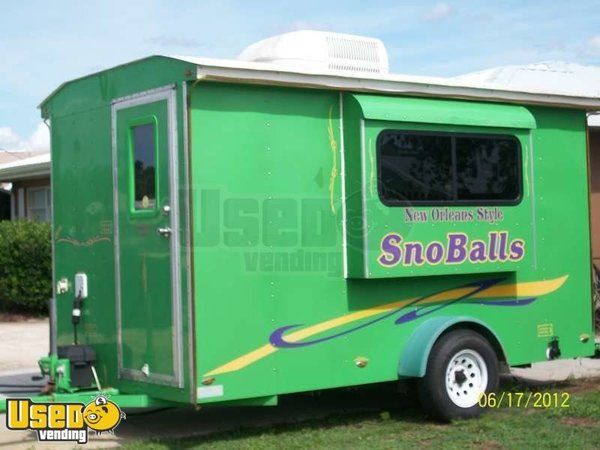 2005 - 6 x 12 Sno Pro Shaved Ice Concession Trailer