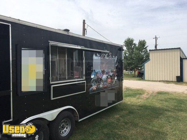 2016 8.5' x 24' Lark Eagle Food Concession Trailer with Porch