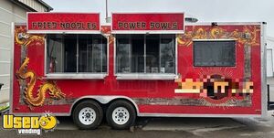 2020 8' x 22' Kitchen Food Concession Trailer with Pro-Fire Suppression