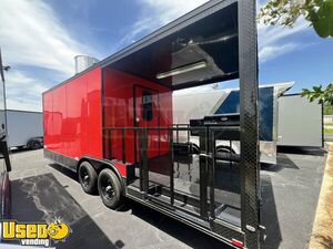 NEW - 2025 8.5' x 22' Quality Cargo BBQ Trailer w/ Porch + Fire Suppression System