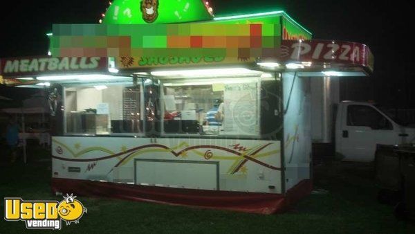 2003 - 16' Food Concession Trailer with Stock Truck