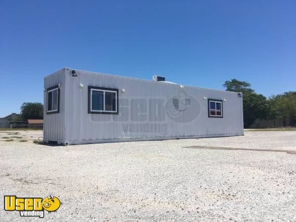 2017 - 8' x 40' Converted Shipping Container Food Concession Trailer