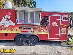 2018 6' x 18' Kitchen Food Concession Trailer with Pro-Fire Suppression