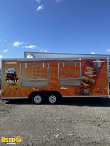 2024 8' x 20' Kitchen Food Concession Trailer with Pro-Fire System
