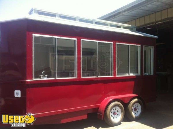 2012 - 18' x 7' - Custom Trolley Style Food Trailer