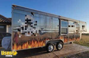 2010 - 7' x 28' Basic Concession Trailer / Used Mobile Food Vending Unit