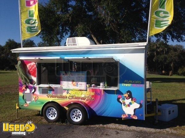 2013 Sno Pro Shaved Ice Trailer