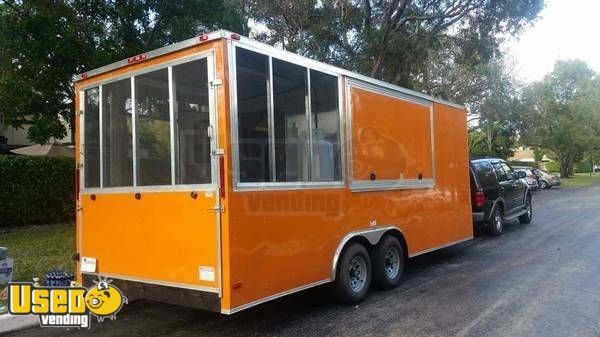 8.5' x 20' Food Concession Trailer with Porch