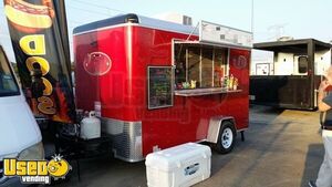 2017 Lark 6' x 12' Street Food Concession Trailer / Used Mobile Kitchen