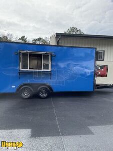 Like New - 2024 8.5' x 18' Mobile Kitchen Food Concession Trailer with Fire Suppression System