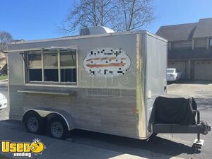 2023 7' x 14' Rock Solid Cargo Kitchen Food Trailer with  Fire Suppression System