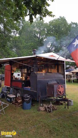 8' x 18' BBQ Concession Trailer