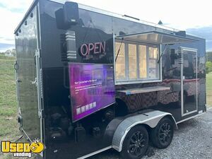 LIKE NEW 2023 - 7' x 16' Kitchen Food Concession Trailer with Pro-Fire System