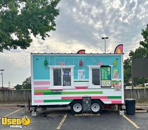 Turnkey Business w/ CUTE 2023 Snow Cone  /Lemonade Concession Trailer