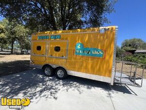 Like-New - 2016 8.5' x 18.5' Kitchen Food Concession Trailer with Pro-Fire Suppression