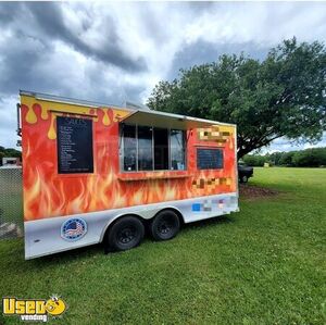 2019 8.5' x 16' Diamond Cargo Kitchen Food Concession Trailer with Pro-Fire Suppression