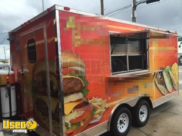 2016 - 8' x 16' Food Concession Trailer