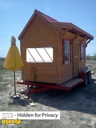 2012 - 6.3 x 8 x 14 Log Cabin Mobile Kitchen