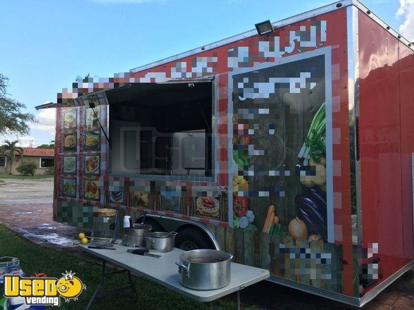 2017 - 7' x 20' Food Concession Trailer