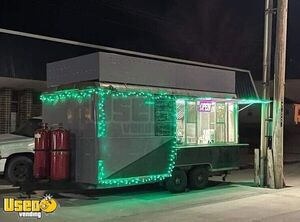 8' x 18' Street Food Concession Trailer Used Mobile Kitchen Trailer