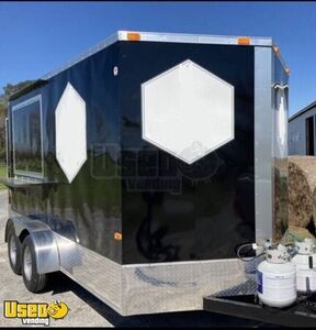 2021 7' x 14' Kitchen Food Trailer | Mobile Food Unit