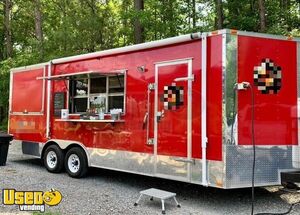 Like-New - 8.5' x 28' Kitchen Food Concession Trailer | Mobile Food Unit