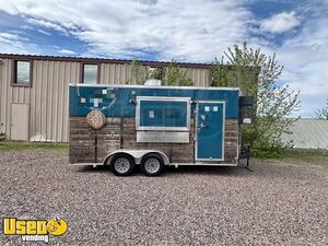 2021 7' x 16' Kitchen Food Concession Trailer with Pro-Fire System