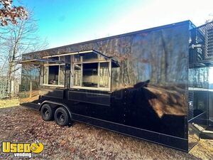 NEW - 2025 8.5' x 22' Kitchen Food Trailer with Bathroom Concession Trailer