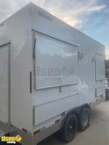 Used 8' x 14' Kitchen Food Concession Trailer with Pro-Fire System