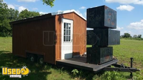 8' x 25' BBQ Concession Trailer