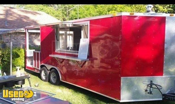 2015 8.5' x 20' Food Concession Trailer with Porch